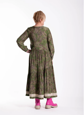 Jellicoe Angled Dress 26-132 - Daisy Chain  Green