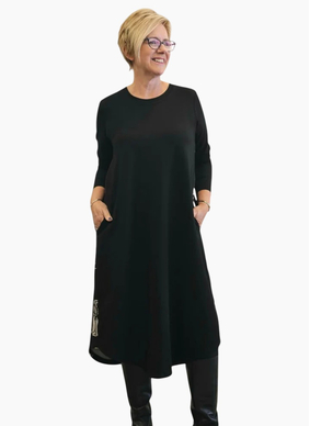 Jellicoe Simone Dress 26-130 - Pawtrait Black/White