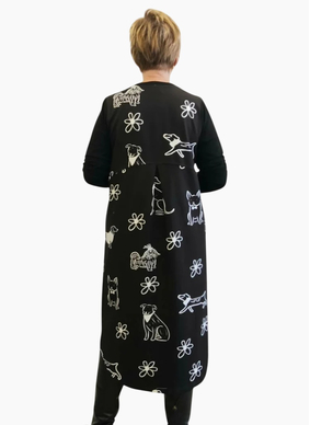 Jellicoe Simone Dress 26-130 - Pawtrait Black/White