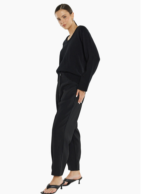 SASS LO TAPERED CARGO-BLACK