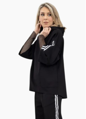 X Lab Drift Hooded Top Black