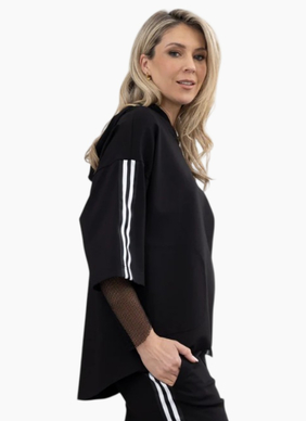 X Lab Drift Hooded Top Black