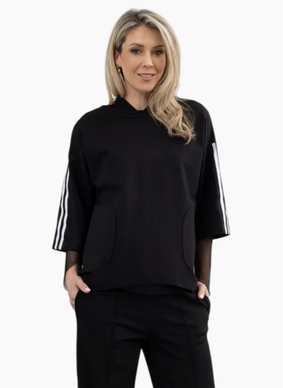 X Lab Drift Hooded Top Black