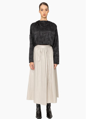Bone & Arrow 851 Umra Skirt - Stone