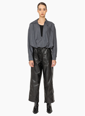 Bone & Arrow 854 Aziel Top - Charcoal