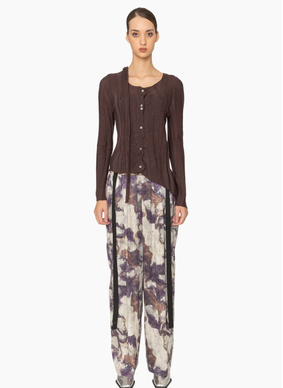 Bone & Arrow KN016 Frey Cardigan - Mocha