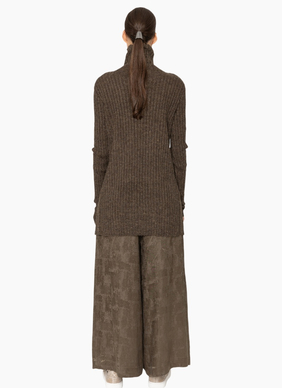 Bone & Arrow KN025 Denzel Top - Mocha