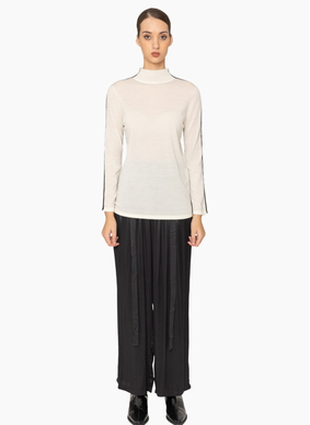 Bone & Arrow KN026 Novara Top - Winter White