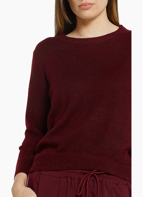 Betty Basics Morris Sweater - Wine