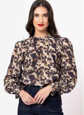 Leila + Luca New York Top - Wild Burst