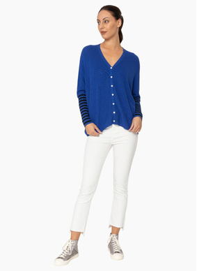 Two by Two 4425 Grace Cardigan - Cobalt