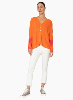 Two by Two 4425 Grace Cardigan - Orange