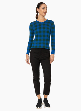 Two by Two K702 Rex Top - Blue Check