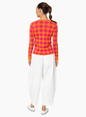 Two by Two K702 Rex Top - Orange Check