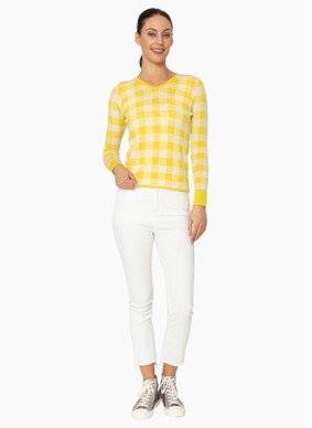 Two by Two K702 Rex Top - Sunshine Check