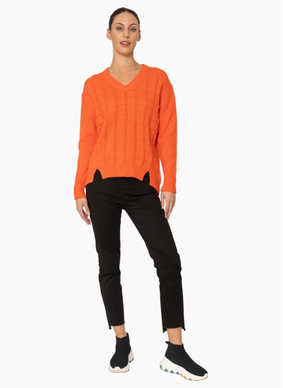 Two by Two KN036 Dean Jumper - Orange