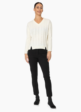 Two by Two KN036 Dean Jumper - Winter White