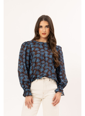 Seeking Lola Harper Top - Periwinkle Top