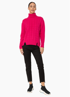 Two by Two KN037 Emery Jumper - Hot Pink