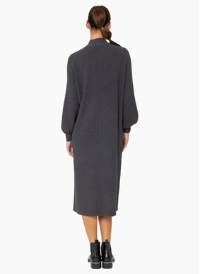 Two by Two KN044 Moira Dress - Charcoal