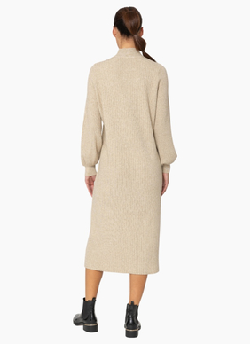 Two by Two KN044 Moira Dress - Oatmeal