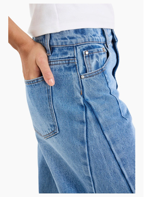 Among The Brave Graduate 90's Barrell Leg Jean