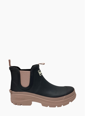 Barbour Nimbus Chelsea Welly Dusky Grey/Gardenia Pink