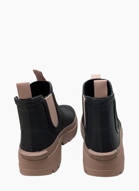 Barbour Nimbus Chelsea Welly Dusky Grey/Gardenia Pink