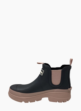 Barbour Nimbus Chelsea Welly Dusky Grey/Gardenia Pink