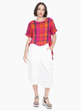Blacklist 548 Tanya Top - Pink Check