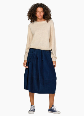 Boom Shankar Cord Guru Skirt Midnight Blue