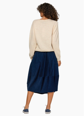 Boom Shankar Cord Guru Skirt Midnight Blue