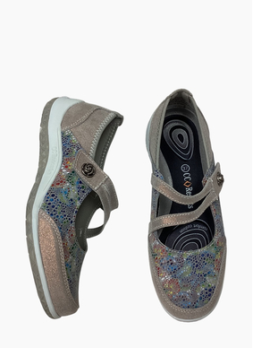 CC Resorts Jasmyn Shoe Grey Floral