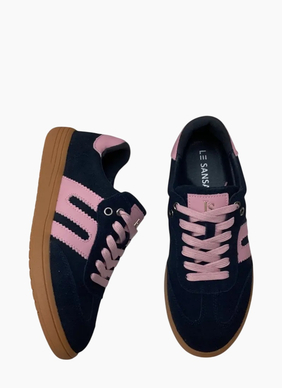 CC Resorts Juno Sneaker Navy Suede/Baby Pink