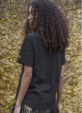 COOP Fountain Of Sparkle T-Shirt - Black/Gold