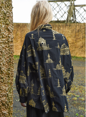 COOP Loose & Luxe Shirt - Black/Gold