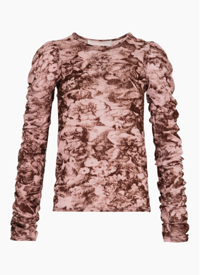 COOP RUCHE THE DAY Top - Pink/Brown