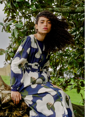 COOP RUCHE WITH IT Dress - Midnight Garden