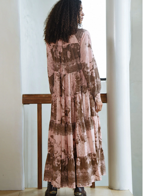 COOP SWAY ALL DAY Dress - Pink/Brown