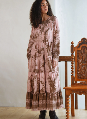 COOP SWAY ALL DAY Dress - Pink/Brown