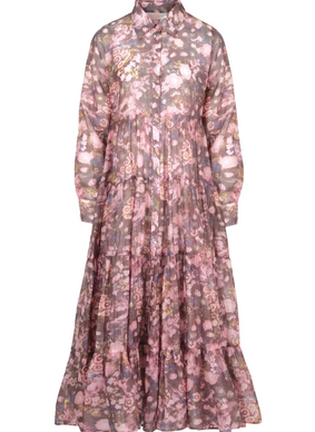 COOP Sun And The Swoon Dress - Pink/Grey