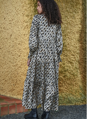 COOP TIERING IS CARING Dress - Bronze