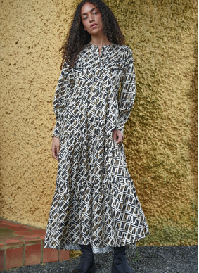 COOP TIERING IS CARING Dress - Bronze
