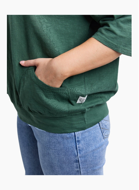 Elm Mazie Sweat Winter Green
