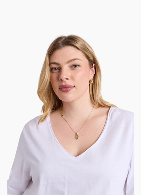 Elm Pima Vee Long Sleeve Tee