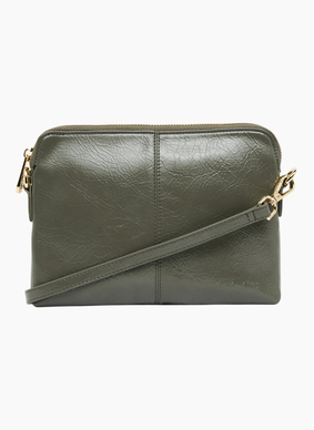Elms + King Bowery Crossbody - Khaki Crinkle