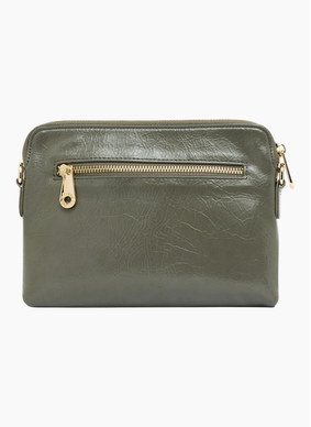 Elms + King Bowery Crossbody - Khaki Crinkle