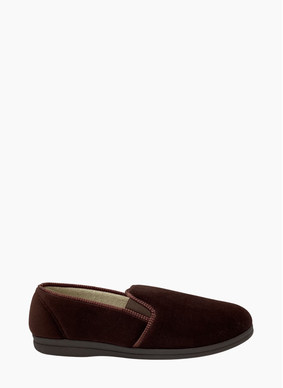 Grosby Percy Slipper Chocolate