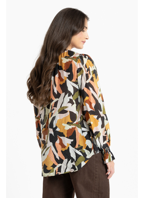 Leila + Luca  New York Top - Olive Mystique
