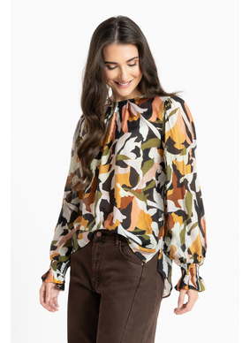 Leila + Luca  New York Top - Olive Mystique